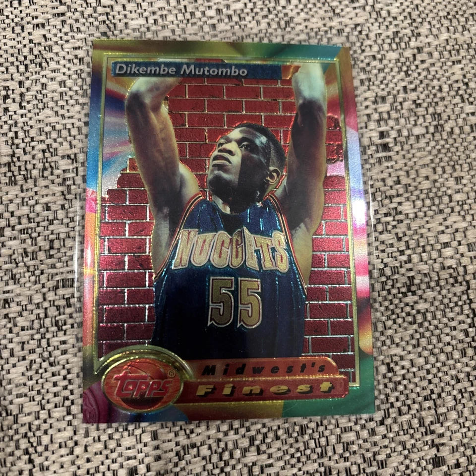 1993-94 Topps Finest - #119 Dikembe Mutombo - Image 1 of 2
