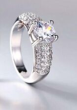 Diane Pave Ring with 1k AAA CZ Diamond 18K Gold !NEW SIZES!