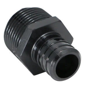 5 Pcs XFITTING 1" Pex B x 1" Male NPT Adapter, Poly Alloy - Picture 1 of 5