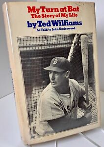 My Turn at Bat, Ted Williams, 1969, 1. Auflage 1. Druck HCDJ in Mylar - Baseball