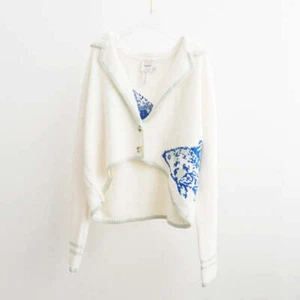 Maeve Anthropologie Fish Cardigan Sweater - Picture 1 of 3