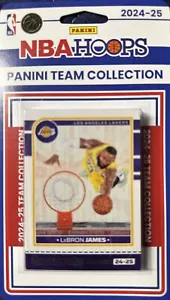 Los Angeles LA Lakers 2024 2025 Hoops Team Set Lebron Bronny James Knecht Rookie - Picture 1 of 10