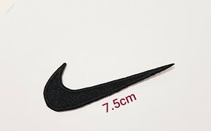 Sports badges logo colourful nike black Embroidered sew on iron on Patch