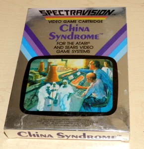 SÍNDROME DE CHINA ATARI VIDEOJUEGO GEMA COMPLETA ESPECTRAVISIÓN 1982 NUEVA GEMA CAJA ABIERTA - Imagen 1 de 3