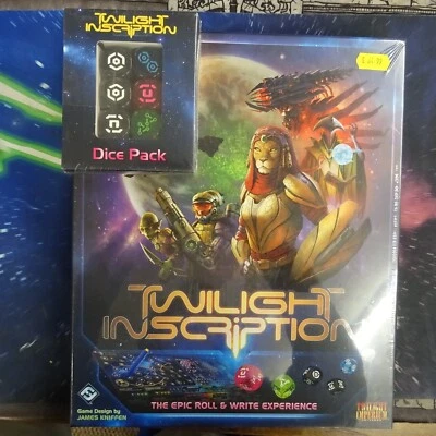 TWILIGHT INSCRIPTION With Promo Dice - Roll & Write Fantasy Flight BNIB M15 - Image 1 of 3