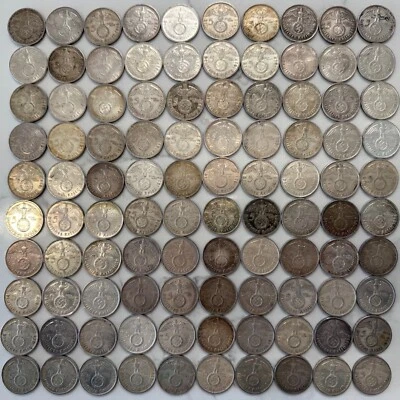 5 Reichsmark Coin 1936-1939 [Recent Stock From Germany] - Image 1 of 4