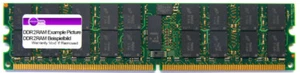 2GB Nanya DDR2-667 PC2-5300P ECC Reg 2Rx4 RAM NT2GT72U4NB0BV-3C Server Memory - Picture 1 of 1