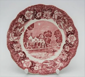 Cerámica Palissy / Escenas del río Támesis / Cuenco / Abadía de Medmenham #W - Imagen 1 de 2