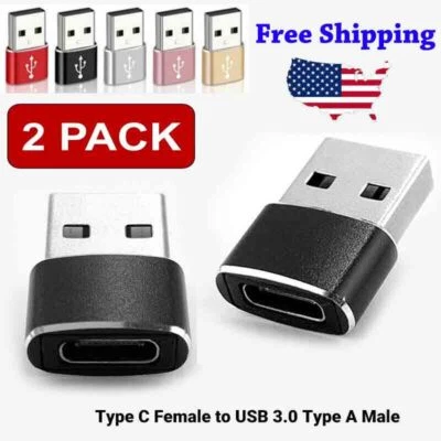 1-2PCS USB C 3.1 Type C Female to USB 3.0 Type A Male Port Converter Adapter |l - Image 1 of 4