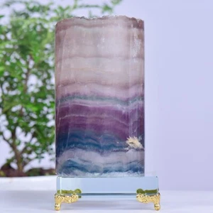 1.7LB Natural quartz fluorite lamp tube crystal mineral specimen healing - Picture 1 of 14