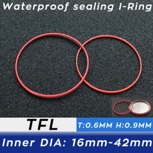 0.6mm 0.9mm Watch Gasket Back Cover I-Ring 16-42mm Water-proof O-ring Case Rings - Picture 1 of 8