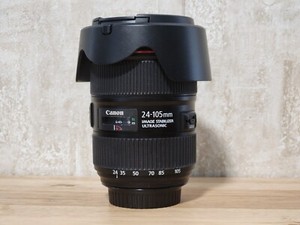 Canon EF 24-105mm f/4L IS II USM Zoom Lens - With Caps, Hood, 