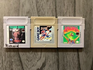 Nintendo Gameboy Sports Classic: Tecmo Bowl, Blades of Steel & Baseball - Picture 1 of 1