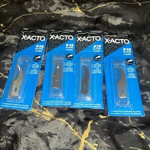 X-Acto #28 Blade Lames Lot Of 4