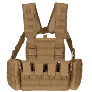 Chest Rig Mission With Modular Tactical System Combat Vest Battle Coyote Tan - Picture 1 of 3