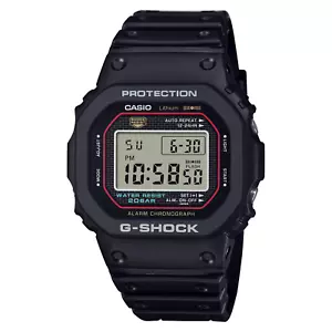 Casio G-Shock Digital 5000 Series Black Stainless Steel Watch DW5000R-1A - Picture 1 of 1