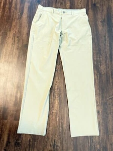 Pantaloni Free Fly Uomo 34x32 Khaki Nomad Performance Golf Elasticizzati Performance Chino - Foto 1 di 8