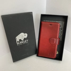 Burkley Blackbrook Strong Leather Burnished Red For iPhone 11 Pro (5.8”) - Picture 1 of 8