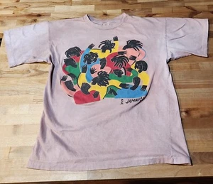 Vintage Single Stitch Jamaica T Shirt XL Light Brown  - Picture 1 of 6