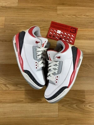 2007 Air Jordan 3 Retro “fire red” - size 9 - Image 1 of 4