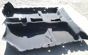 volkswagen polo s 1.2 12v 9n 2001-2005, full carpet grey 6q2863367 - Picture 1 of 5