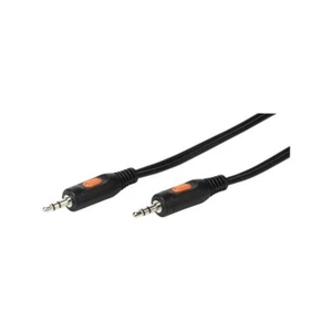 Cable audio 1x Mini JACK 3,5mm Male / Male Black Stereo 1,5m. VIVANCO - Zdjęcie 1 z 3