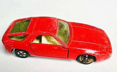 Tomy Tomica 1978 vintage escala 1:63 Porsche 928 rojo n.º Puertas abiertas F53 Japón Foto 1 de 4