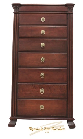 Ethan Allen British Classics Collection Cinnabar Maple Large Lingerie Chest Cover