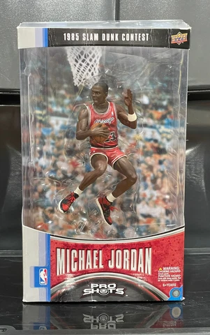 Michael Jordan Figure Upper Deck 1985 Slam Dunk Contest Chicago Bulls Basketball Cover