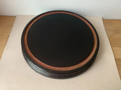 ancien support en bois noirci globe de pendule, bouquet de mariage - Photo 1/3