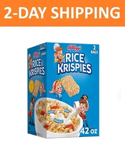Rice Krispies Cereal 42 Oz., 2 Bags. - Picture 1 of 9