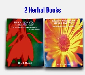 HERBS FOR YOU Paper Back 2 Books By: Dr. A. B. Howard - Bild 1 von 5