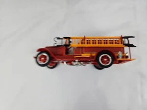 Signature Models 1928 REO Fire Engine Truck Die Cast Wt Case Pleasant Plains FD - Picture 1 of 23