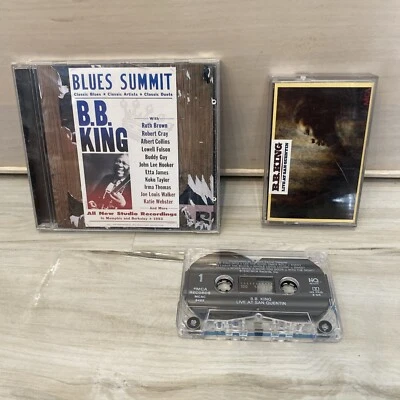 B.B. King Live At San Quentin Promo Cassette & Blues Summit CD LOT - Image 1 of 4