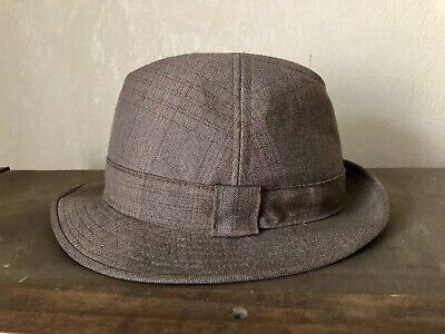 Dunn & Co Verde/marrone Check Vintage Cappello-Taglia 7.1/4 (59) • 3.45€