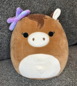 Tomar Squishmallow Horse 8” Nuevo lanzamiento 2021 moño de pelo Kellytoy animal suave lindo - Imagen 1 de 6