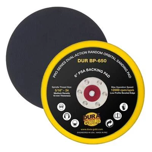 6" PSA DA Sander Backing Plate Pad, Flexible, Dual-Action Random Orbital Sanding - Picture 1 of 5