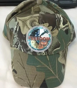 NRA Freedom Second Amendment, Hunting Camo Hat 2nd amendment baseball cap - Picture 1 of 5