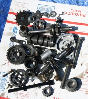 2003 HONDA XR100R  OEM TRANSMISSION PART'S W/XTRA'S  FREE SHIPPING - Image 1 of 3