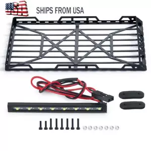 Upgrade 1:24 RC Car Axial SCX24 AXI00002 JLU Roof Rack Luggage Carrier Light Bar - Picture 1 of 14
