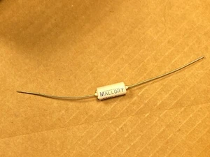 NOS Vintage Mallory 50 UF 6V Axial Gitarre Röhrenverstärker geformter Kondensator MTA50D6 (Menge - Bild 1 von 8