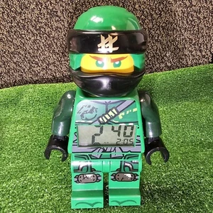 Lego Ninjago Masters of Spinjitzu Lloyd Digital Alarm Clock Kids Green/Black EUC - Picture 1 of 7