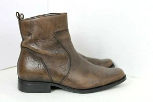 ROSKPORT BRAUN HOCHWERTIG ECHTLEDER HERREN SCHUHE STIEFEL GRÖSSE 9,5 M  - Bild 1 von 8