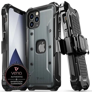 Vena [vArmor] Shockproof Heavy Duty Holster Belt Clip Case for iPhone 12 Pro Max - Picture 1 of 7