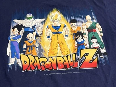 Camisa De Colección Dragon Ball Z Goku Super Saiyan Anime Z Fighters XL Cuadrada Calce Corto Foto 1 de 4
