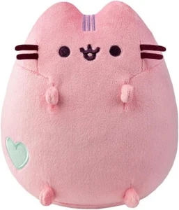 Aurora sitzend rosa pastell Pusheen weiches Plüschtier Stofftier Katzen - Bild 1 von 6