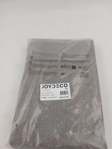 JOYDECO Gardine 2 Paneele 52x84 grau Ösen oben Premium Raumdeko - Bild 1 von 8