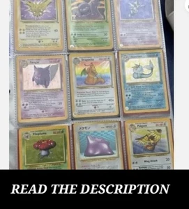 100% Vintage Pokémon Pack –WOTC Era Cards Base Set neo genesis cards jungle etc - Picture 1 of 2