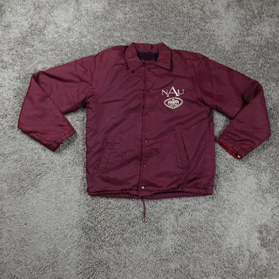 Jaqueta Vintage Northern Arizona Adulto Médio Campeão NAU Windbreaker Lã - Imagem 1 de 4