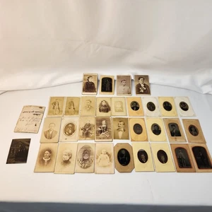 32 Original Kabinettkarten Fotos & Bürgerkrieg Farbarten - Bild 1 von 18